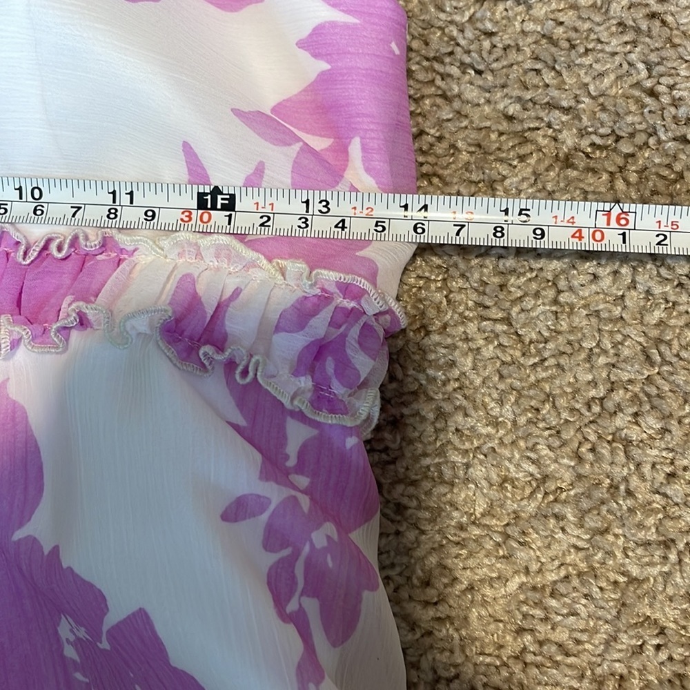 David's Bridal Violet Sweetheart Balloon Dress - Picture 5 of 15